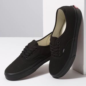 Black Vans - Authentic Shoe NWOT